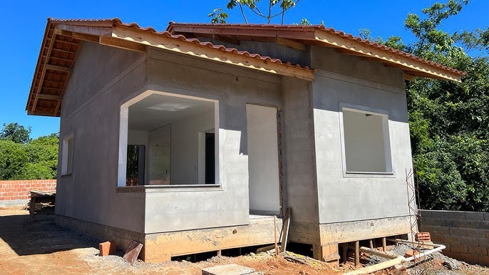 Construção pequena de cômodo adicional